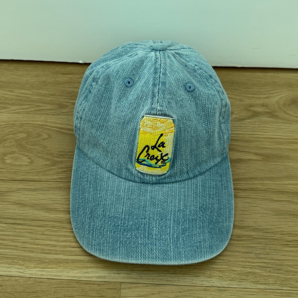 La Croix denim baseball cap